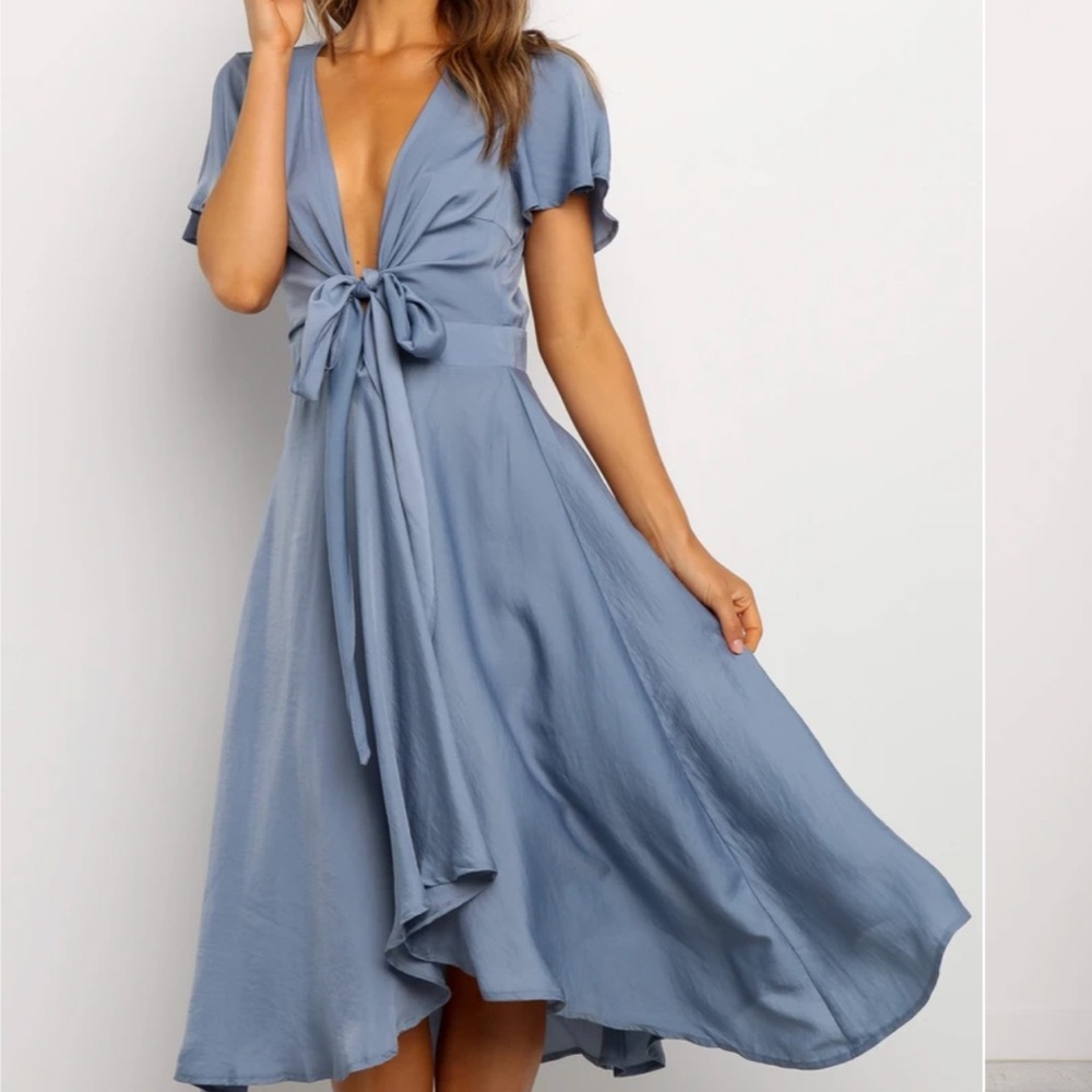 Petal & Pup Montrose Dress-Blue
